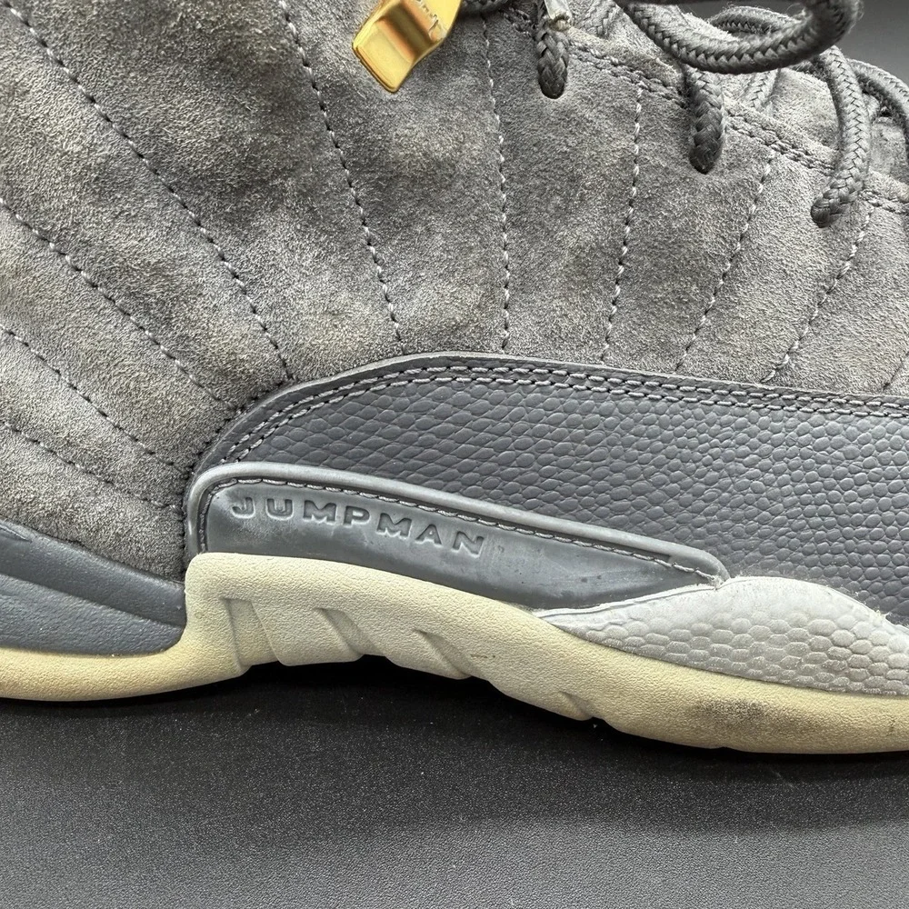 Nike Air Jordan 12 Retro Dark Grey Suede (2017) Mens Shoes Size 10.5 130690–005